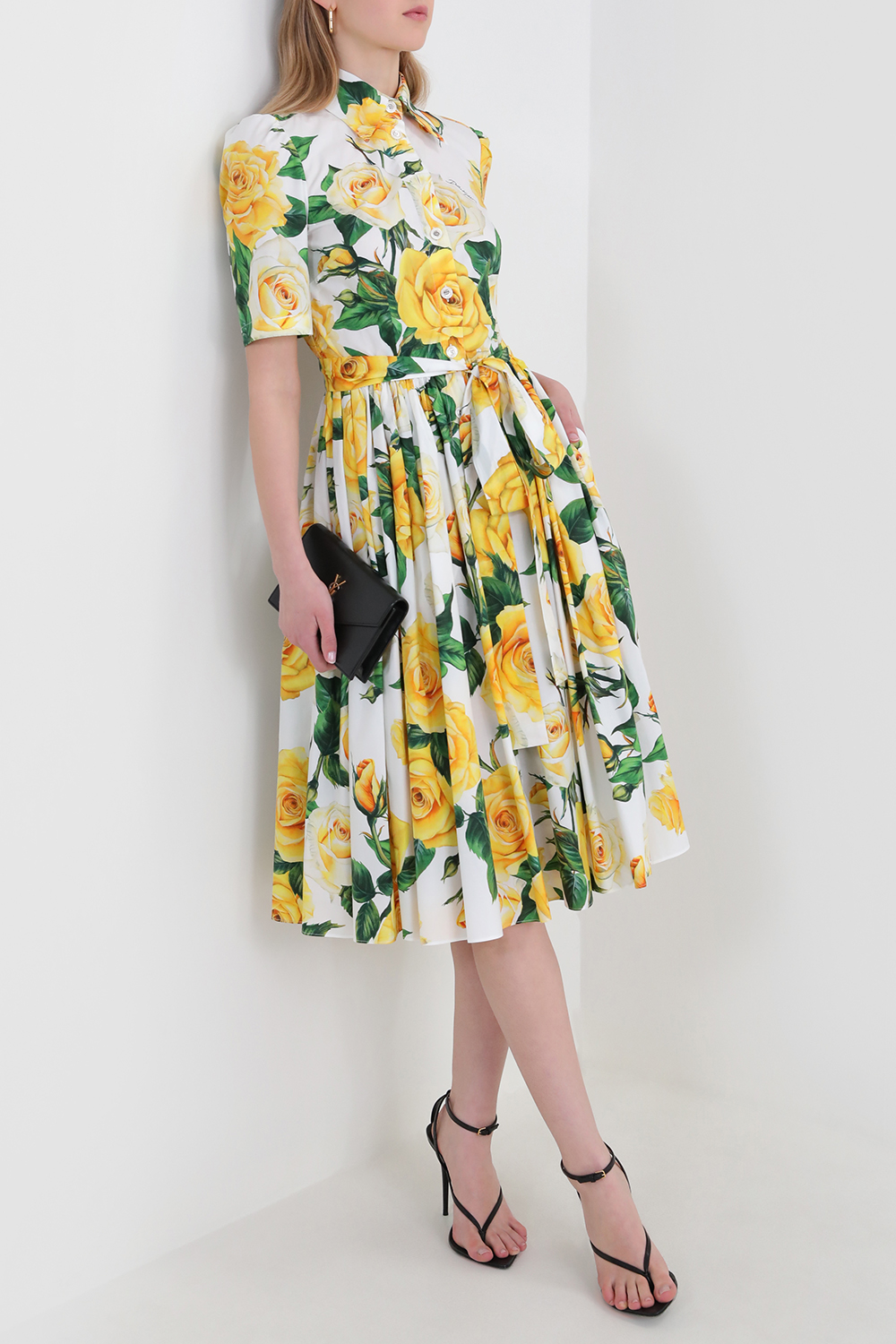 שמלת מידי פרחונית